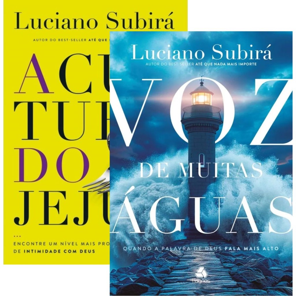 A Cultura do Jejum + Voz de muitas Águas | Luciano Subirá - Books & Magazines