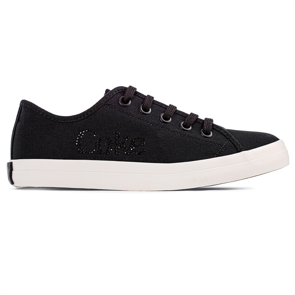 Tênis Coca Cola Stream Glow Preto - Feminino