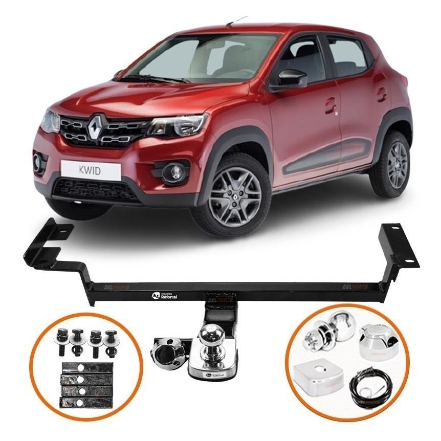 Engate Reboque Rabicho Renault Kwid Inmetro Até 500kg