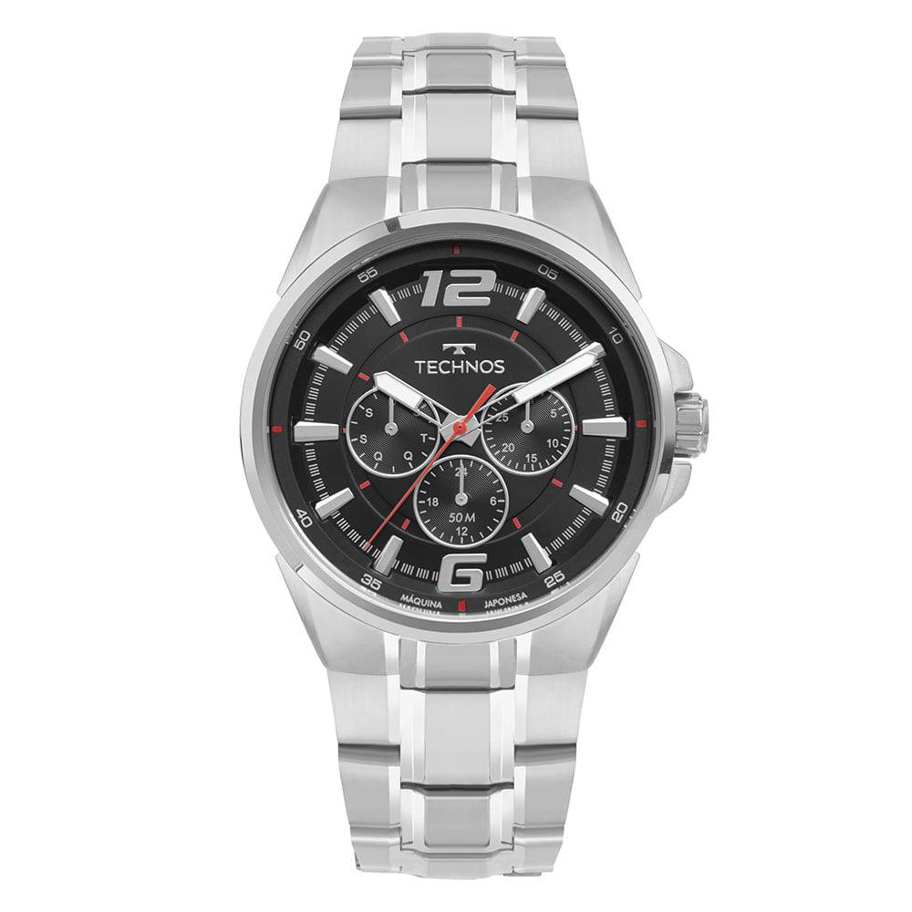 Relógio Technos Masculino Skymaster Prata - 6P29ALX/1P - Watches
