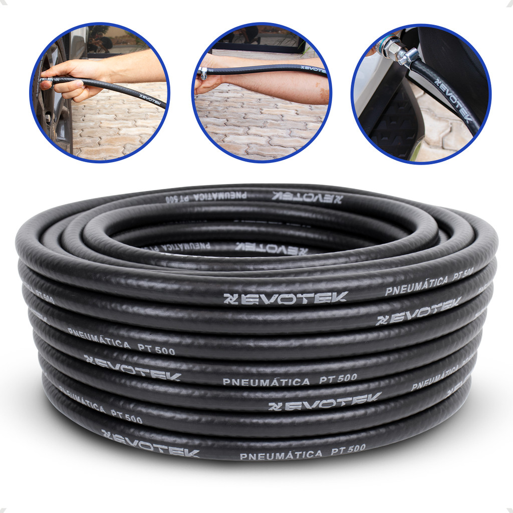 Mangueira Pneumática Reforçada 500psi 5/16 para Compressor de Ar 10m 15m 20m 30m em Oferta na Shopee
