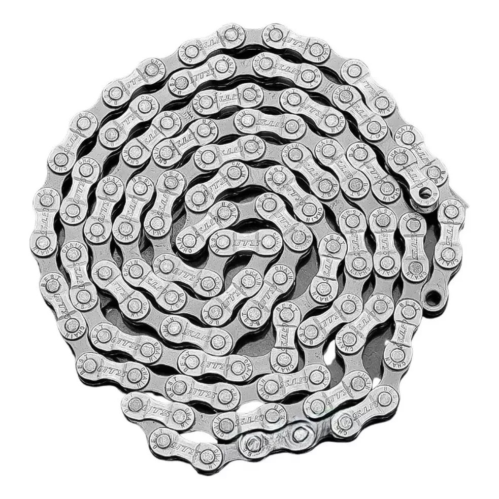 Corrente Bike Fina Index 7v 8v Gts 21 / 24 Marchas 116 Elos em Oferta na Shopee