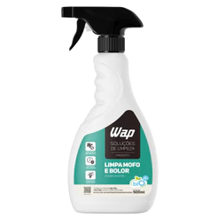 Limpa Mofo e Bolor de Parede Sapato Roupa 500ml Spray Aroma Capim Limão Wap