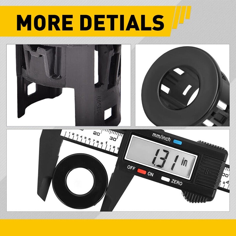 4 Pçs Suporte Do Sensor De Assistência De Estacionamento Molduras De Radar 5LS52TZZAA Para Ram 1500 2500 3500 2014 2015