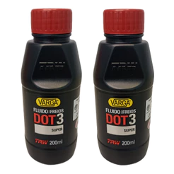 Kit 2 Fluidos Óleo de Freio Dot 3 200ml RCLF0001