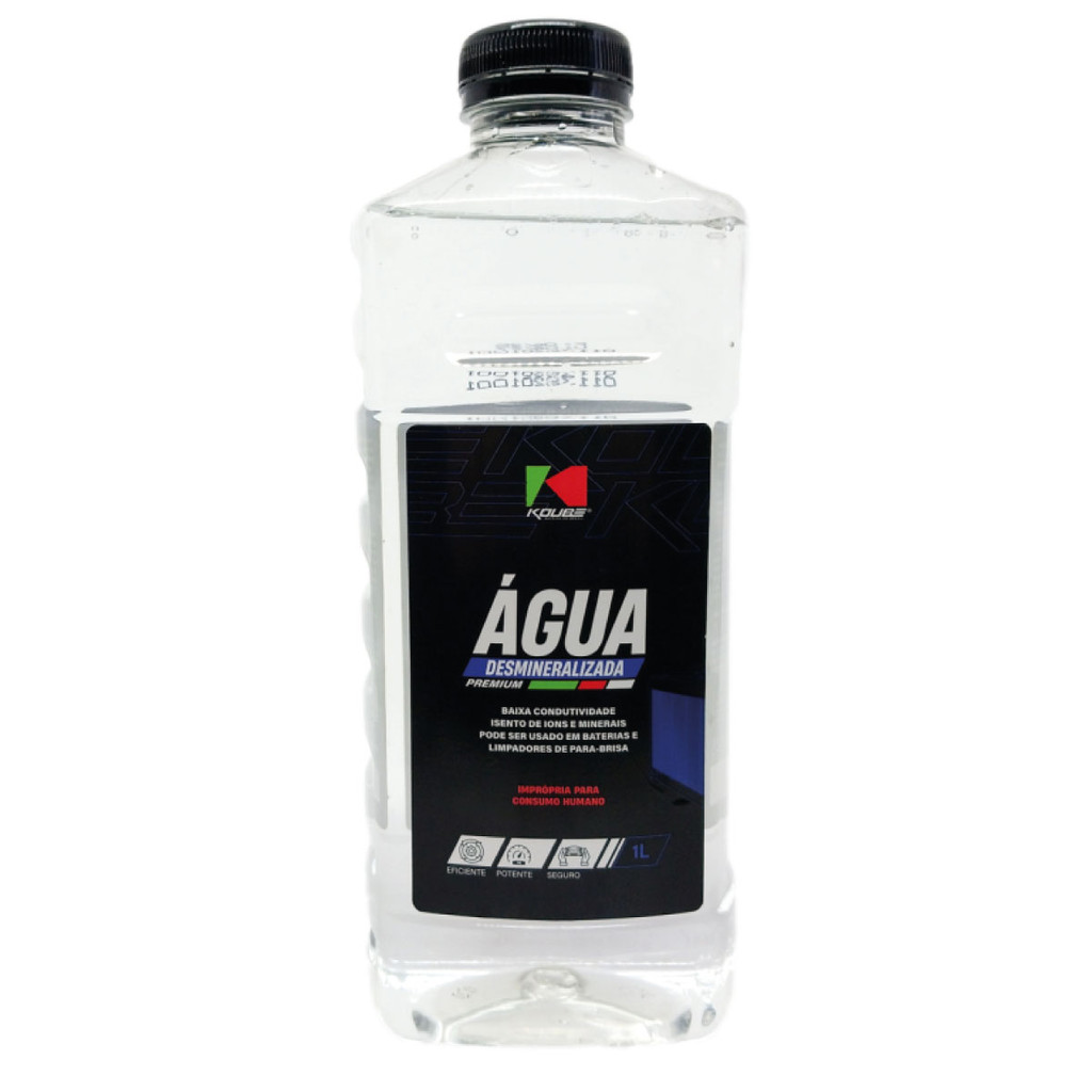 Agua Desmineralizada Premium Koube 1L - Bateria Radiador em Oferta na Shopee
