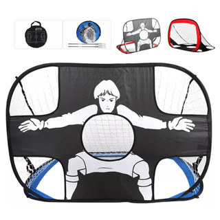 Rede De Futebol Infantil Dobrável Com Gol Duplo Gol De Futebol Portátil em Oferta na Shopee