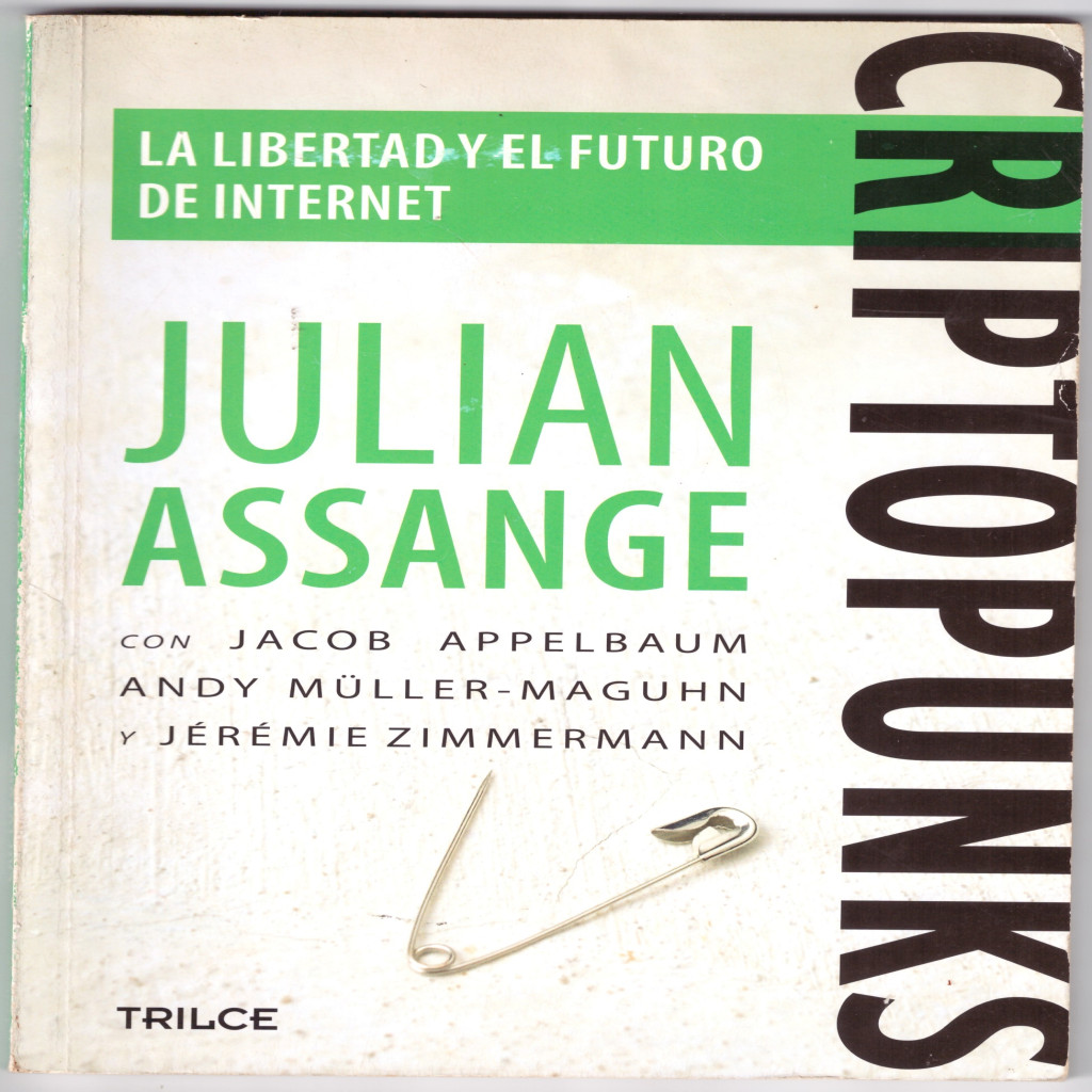 Criptopunks autor Jacob Appelbaum, Andry Muller-Maguhn y Jérémie Zimmermann