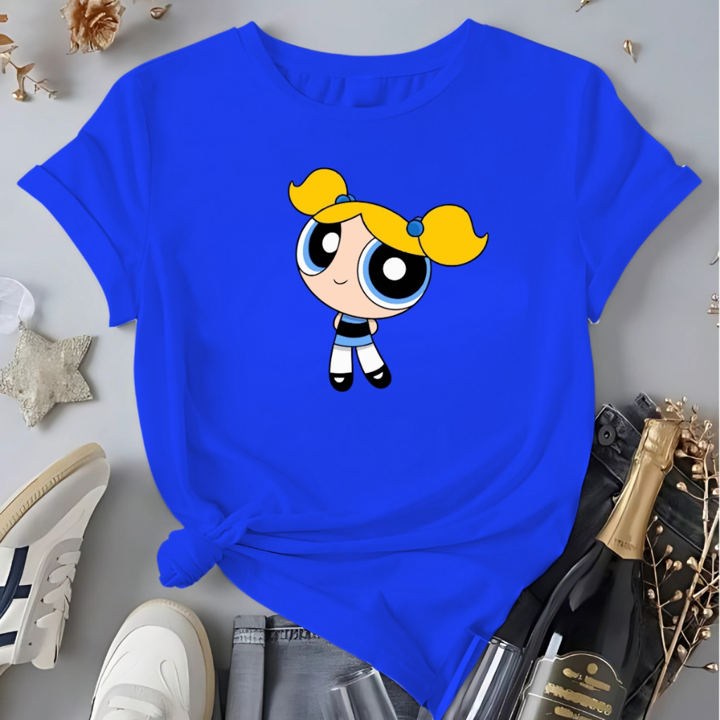Camiseta Personalizada Lindinha Desenho Mninas Super Poderosas 100% Algodão Unissex