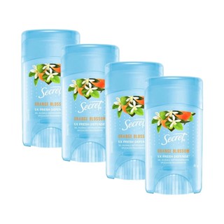 Kit 4 Desodorante em Gel Secret Orange Blossom 45g em Oferta na Shopee
