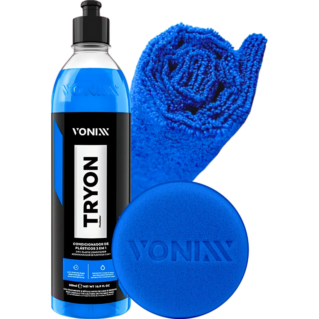 TRYON  Condicionador de Plásticos e Borrachas Vonixx 500ML em Oferta na Shopee