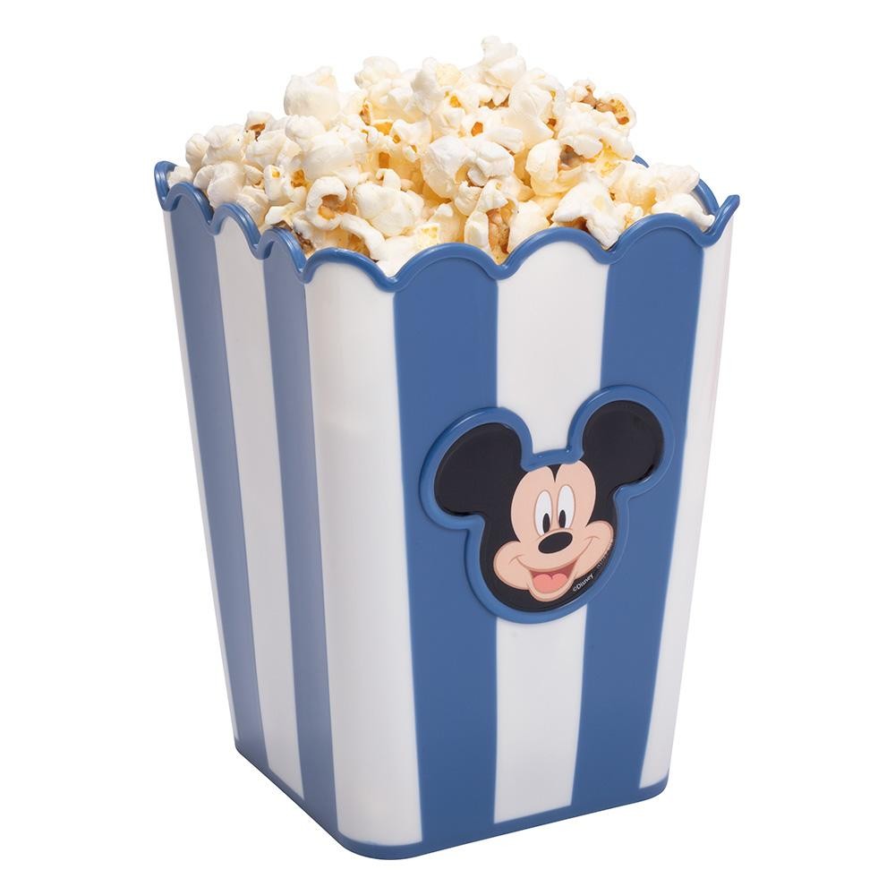 Balde Pote Pipoca Mickey Pipoqueira Retrô Azul Plasútil em Oferta na Shopee