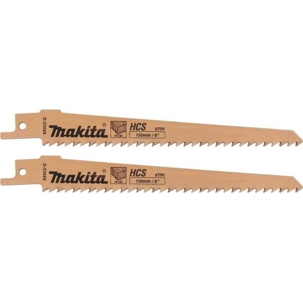 Kit com 2 Pecas Lamina Serra Sabre 6" 152mm para Madeira D-53089 Makita