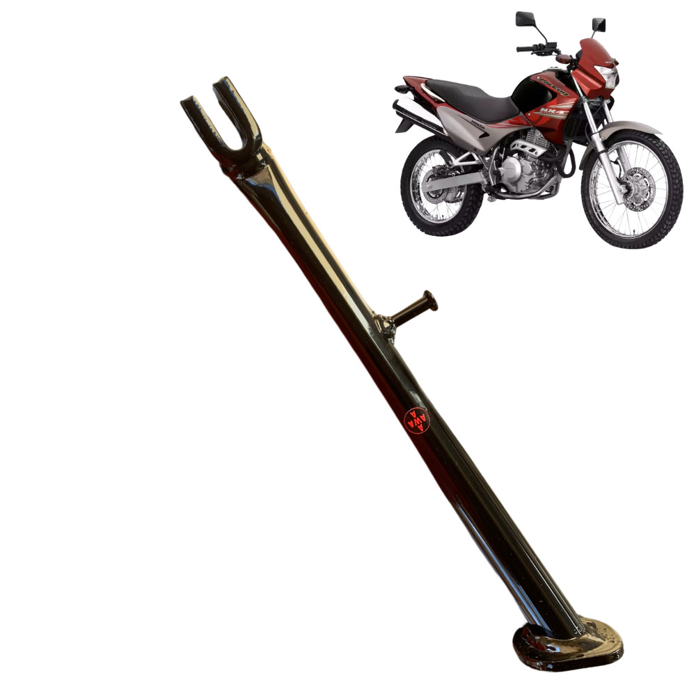 Cavalete Descanso Lateral Apoio Pezinho Moto NX400 Falcon  Modelo 1998 a 2008 PRETO