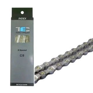 Corrente 9 Velocidades Tec Pwr Index 116 Elos Compatível Shimano Bicicleta 9v MTB Speed em Oferta na Shopee