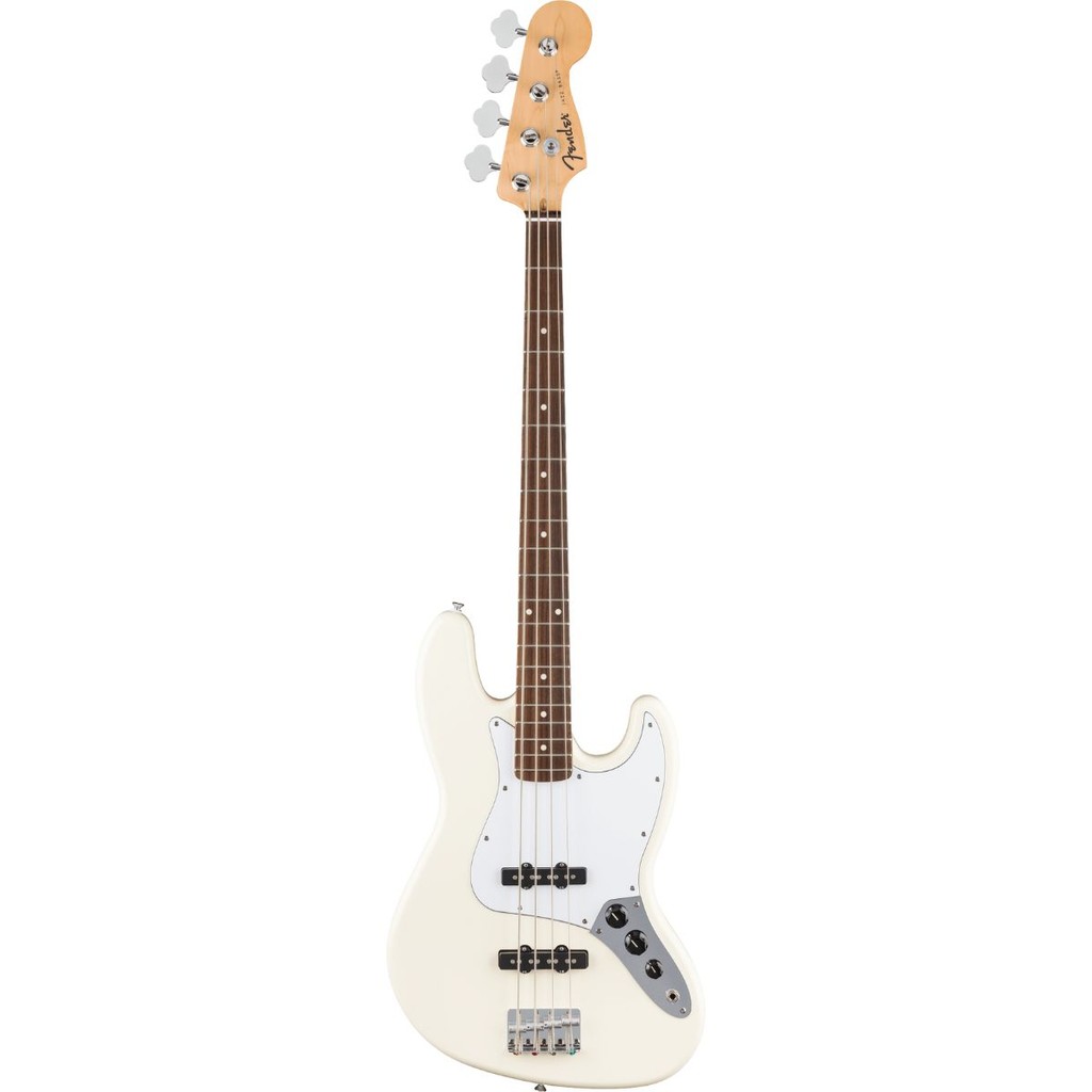 Baixo 4 Cordas Fender Standard Jazz Bass Olympic White