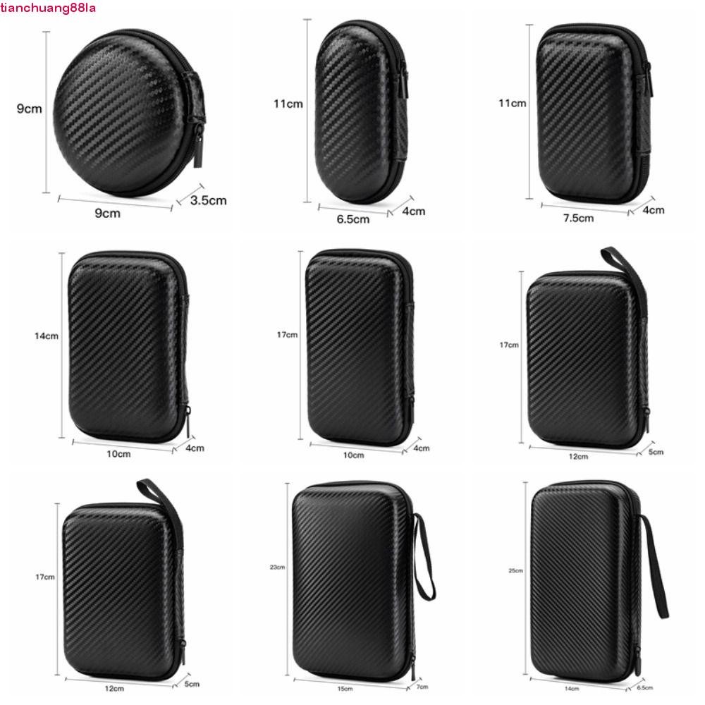 Bolsa De Armazenamento Para Fone De Ouvido TIANCHUANG , Estojo De Transporte Fones EVA À Prova D'água , Portátil Leve E 