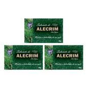 KIT Com 3Sabonete Antisséptico em Barra de Alecrim 90g