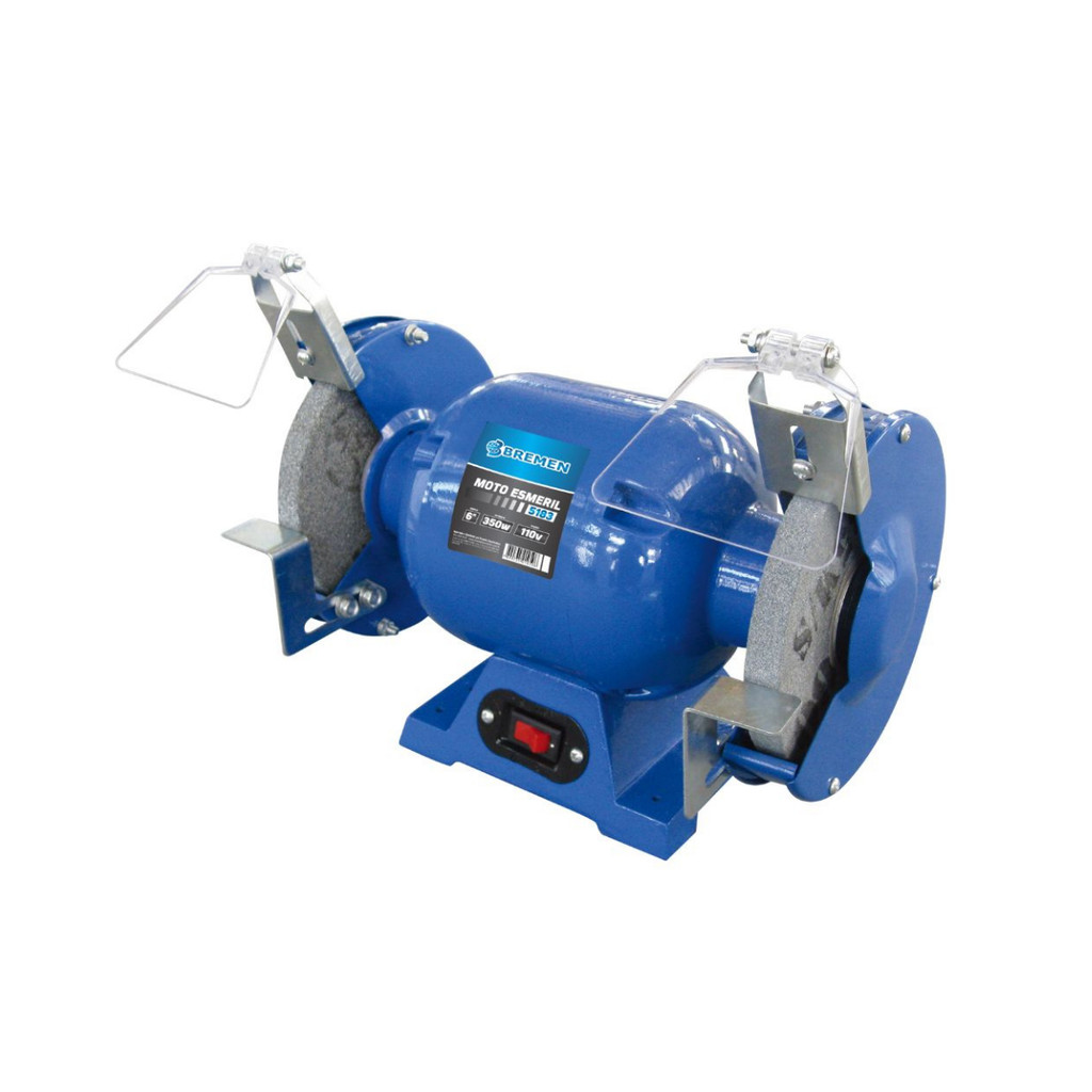 Moto Esmeril de Bancada Profissional 6 Polegadas 350W Bremen
