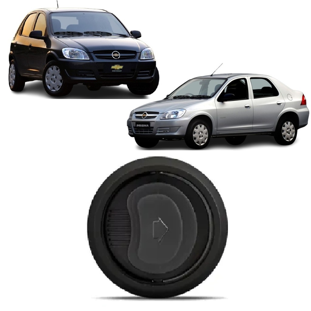 DIFUSOR SAIDA DE AR CELTA PRISMA 2007 A 2016 ARO PRETO