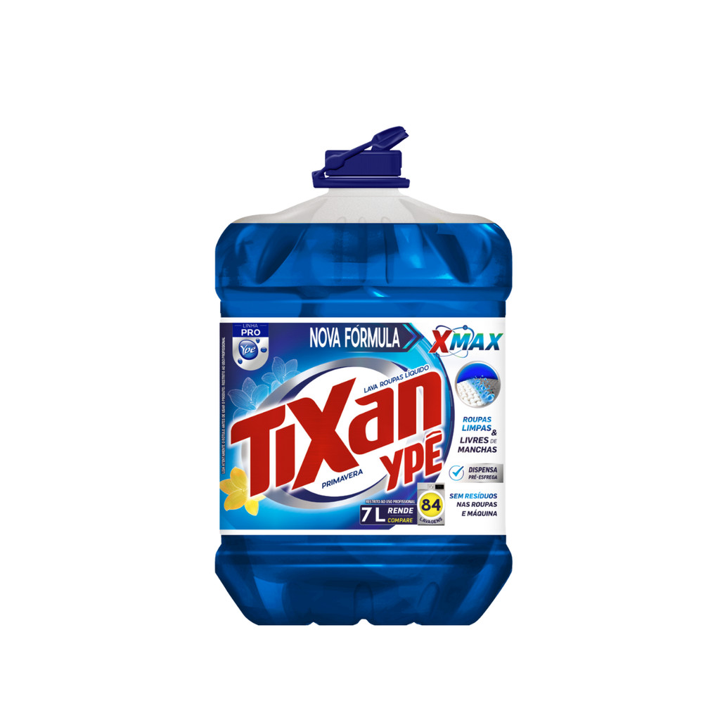 Lava Roupas Líquido Profissional 7L Tixan Ypê em Oferta na Shopee