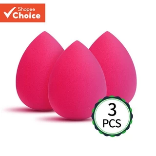 Esponja De Maquiagem 3 Peças Sopro Cosmético Profissional Para Base Corretivo Creme Beleza .