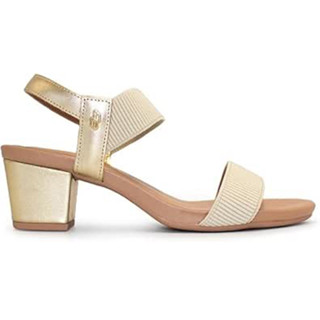 Sandália Salto Bloco Usaflex Elástico Y8204 Prata Velha em Oferta na Shopee