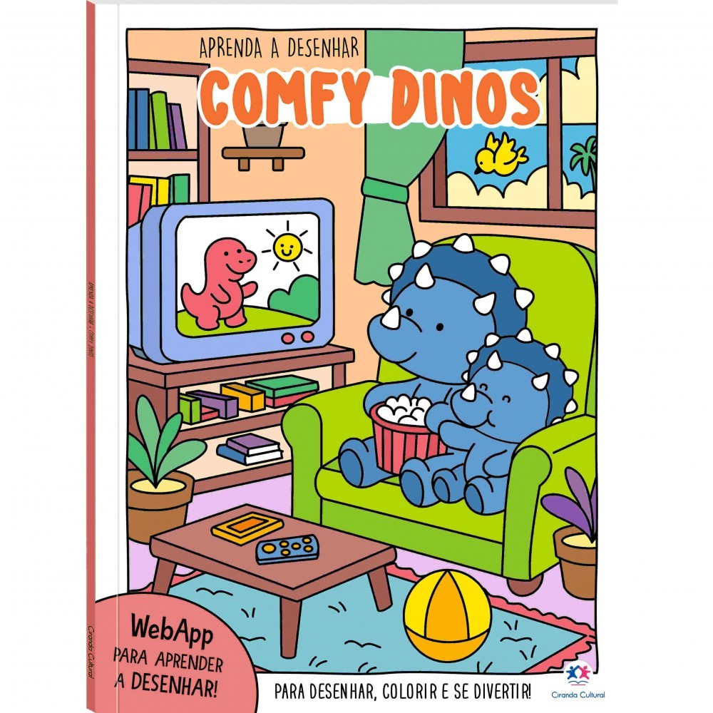 Livro Aprenda a Desenhar - Comfy Dinos