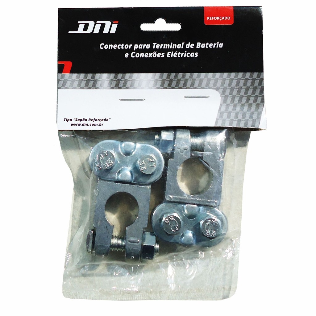 TERMINAL BATERIA SAPAO REFORCADO ATE 120MM2 KIT COM 2 PECAS POLARIZADAS
