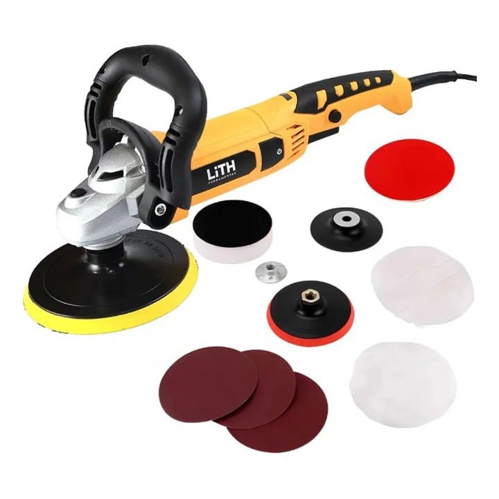 POLITRIZ ANGULAR 6POL 1050W 220V  kit POLIMENTO E ACESSÓRIOS