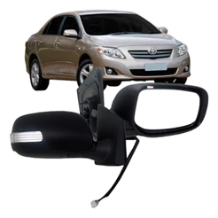 Retrovisor Corolla 2008 09 2010 11 2012 Retratil C/pisca Ld
