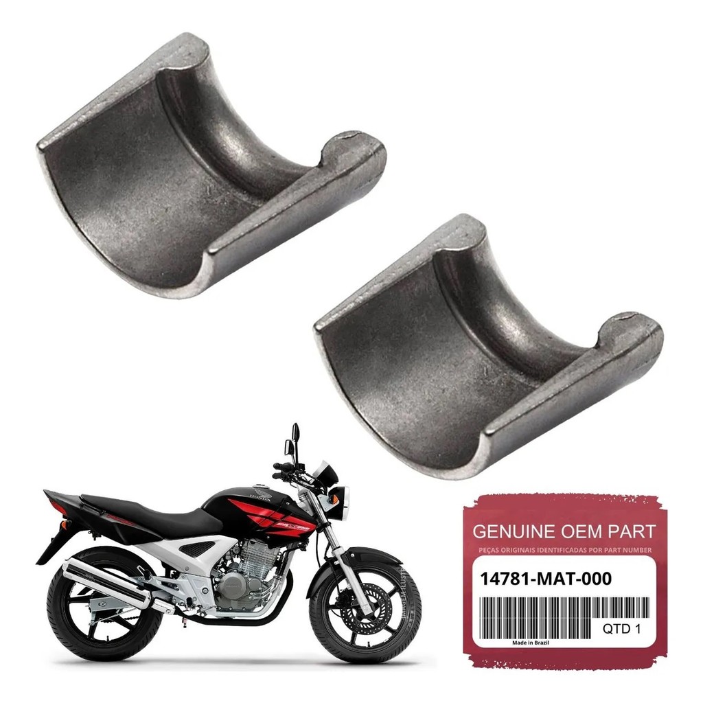 Par Trava Válvula Tornado Cbx XR 250 Tornado: 2001 A 2008
