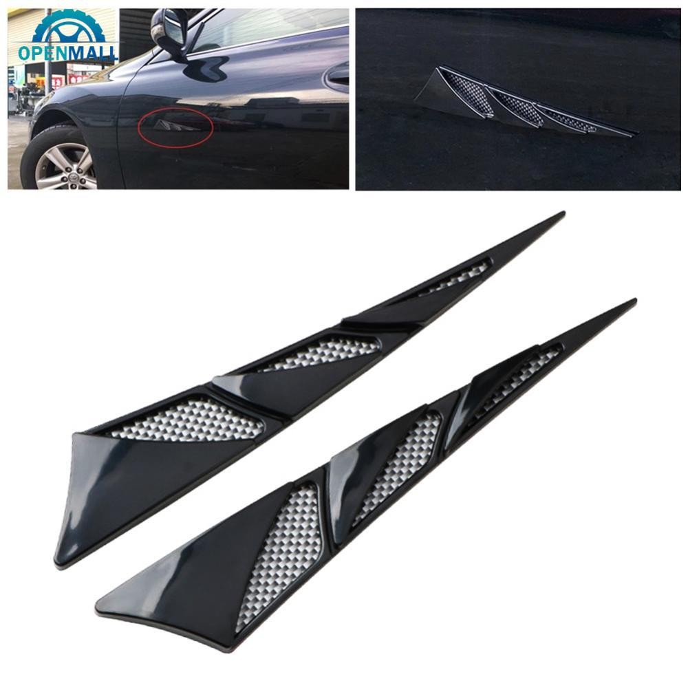 OPENMALL 2 Pçs Auto Carro Fluxo De Ar Entrada Colher Capô Ventilação Capa Guarnição Decoração Adesivo Veículo Tuning Ace