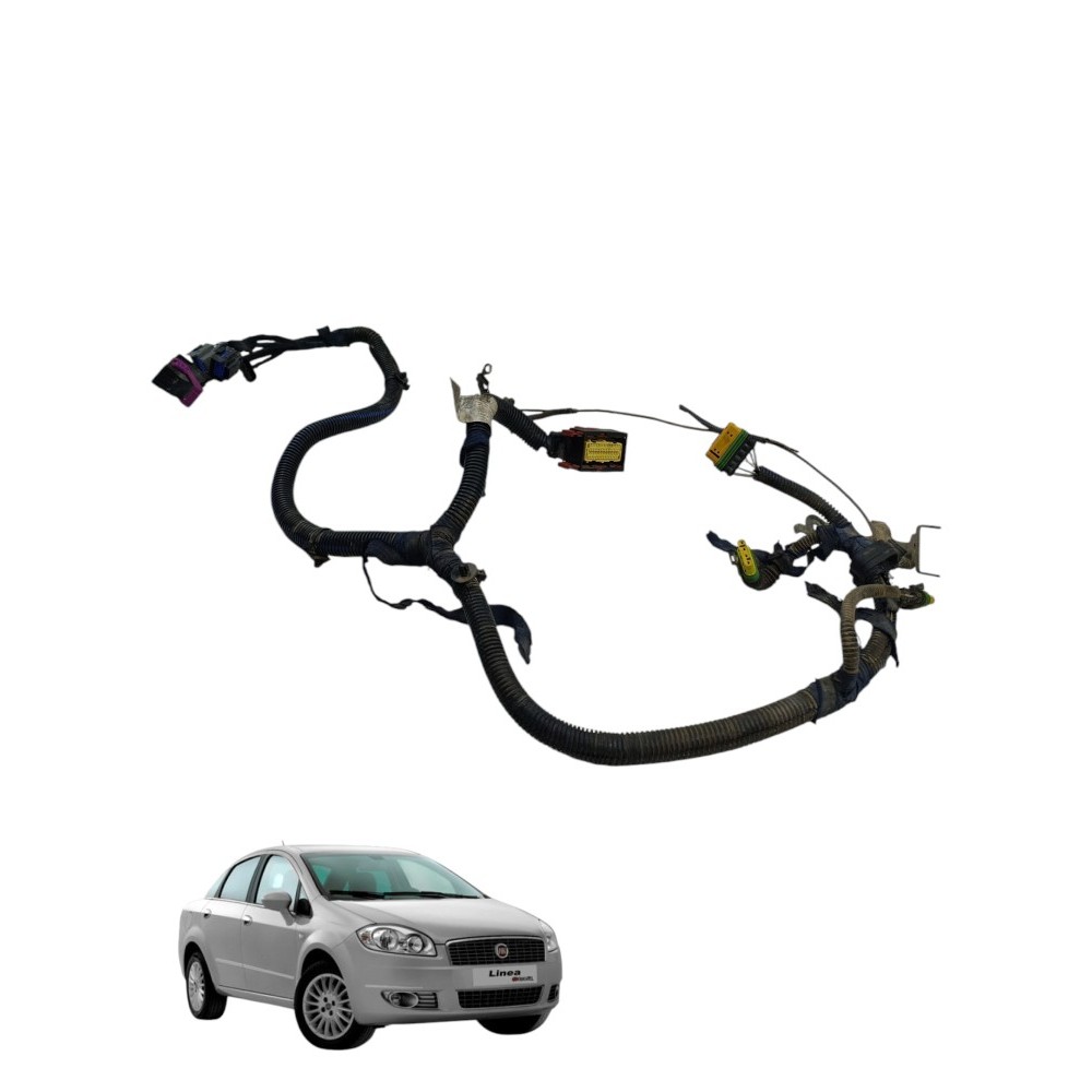 Chicote Módulo Injeção Fiat Linea Hlx 1.8 2010 2011 Usado