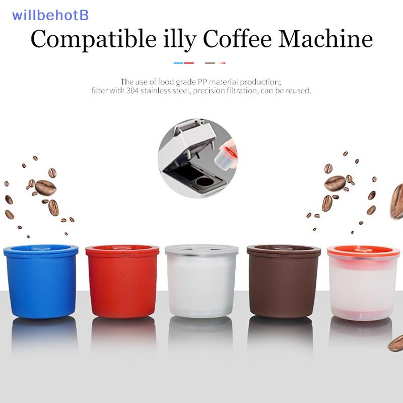 [WillbehotB] Xícaras De Café Em Cápsula Recarregáveis Compatíveis Com Máquinas Illy Refil Filtro [Novo]