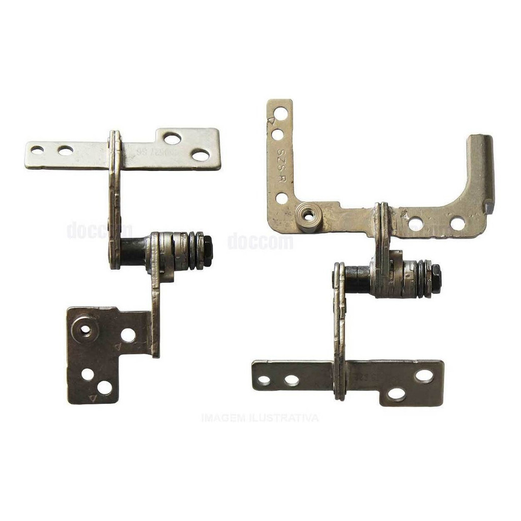 Par de Dobradiças Para Notebook Samsung Np270e4e Np270e4j Np270e4v Np275e4v Np275e4e Np300e4v