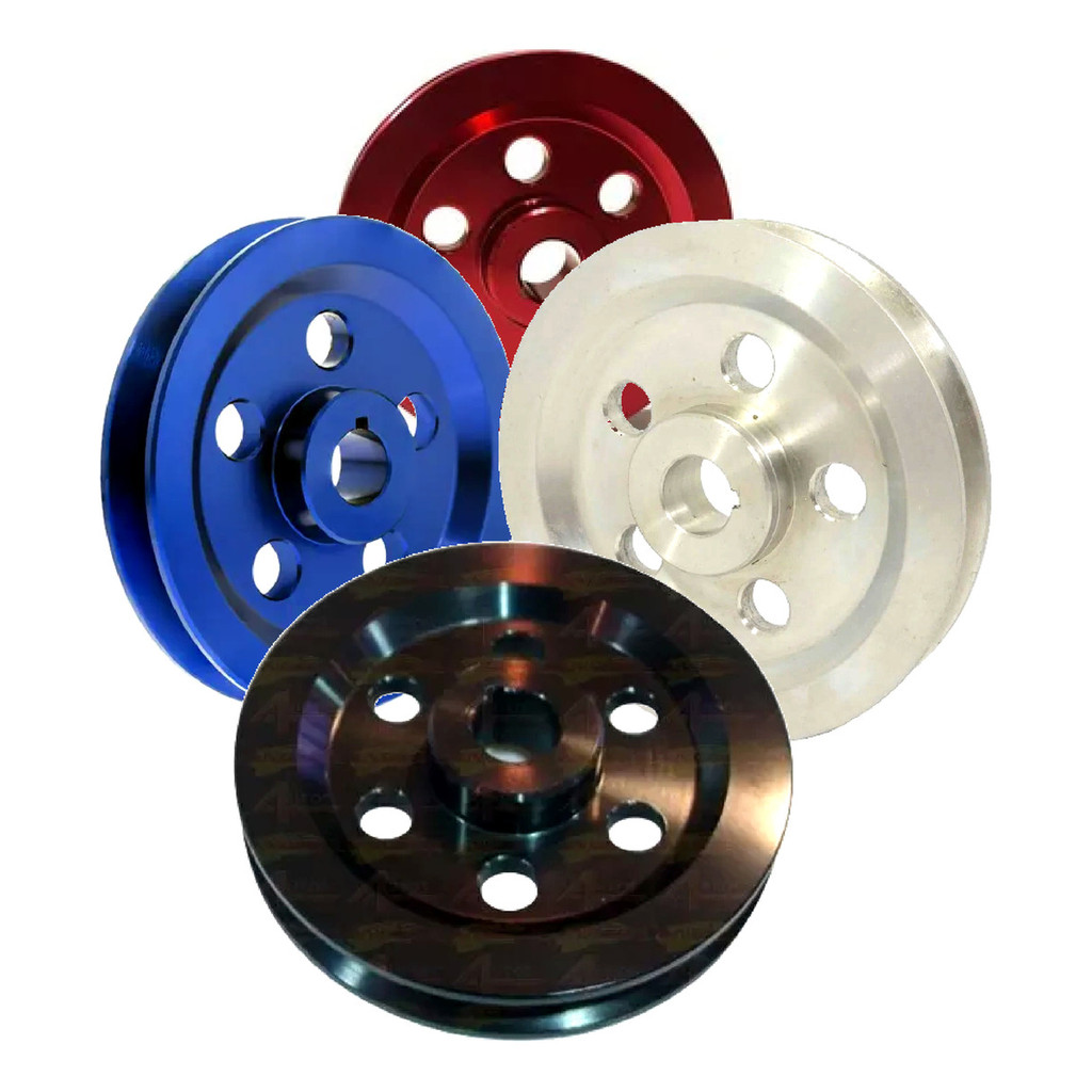 Polia Alternador Alumínio Fusca Vw Ar 100mm Wolk em Oferta na Shopee