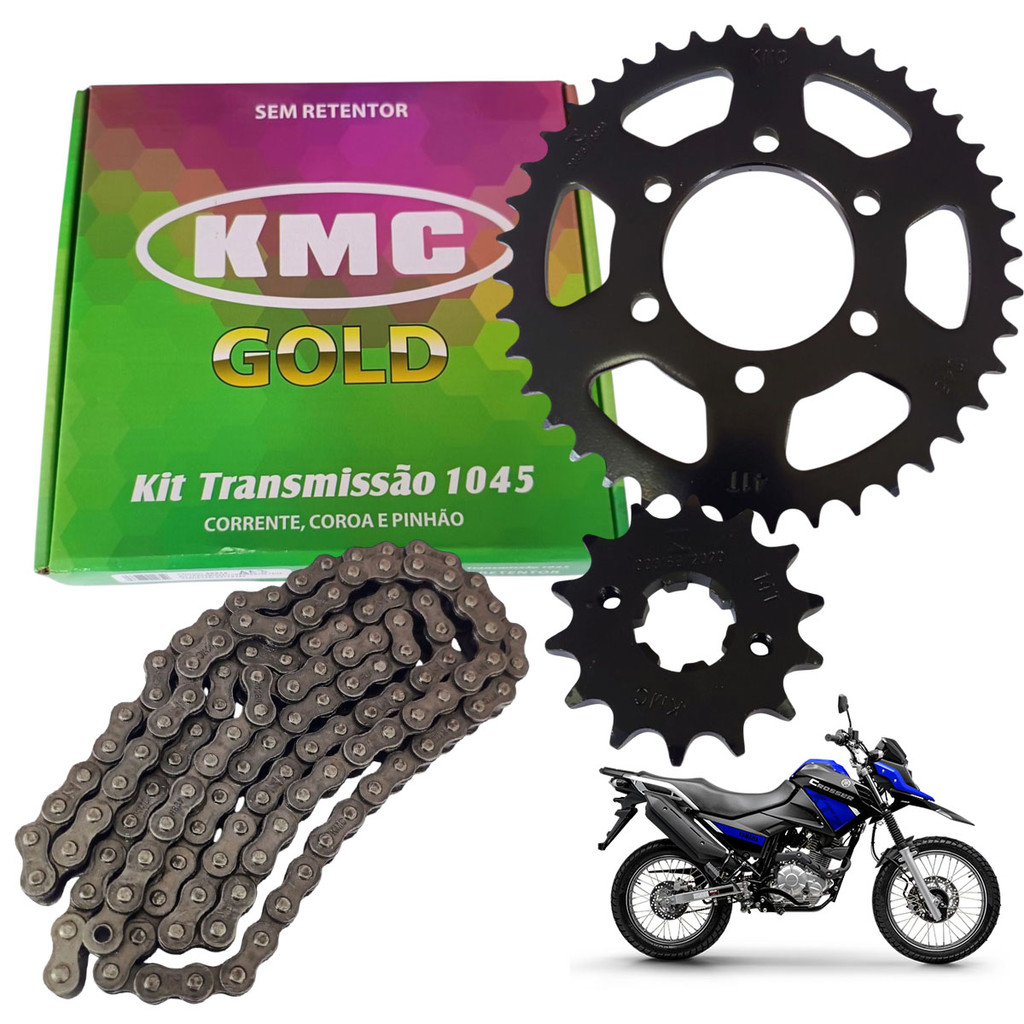 Kit Relação Yamaha Crosser 150 41X14 - 428HX122 (KMC GOLD)