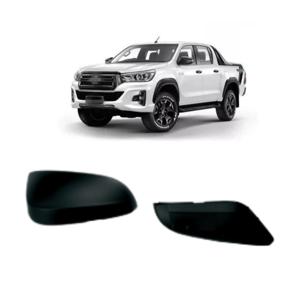 Capa Retrovisor Hilux 2016 a 2021 S/Pisca Black Piano LE
