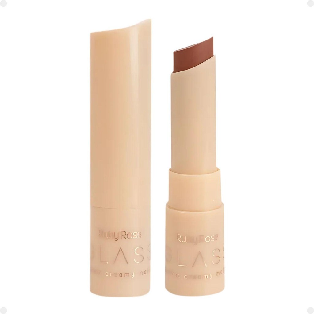 Batom Creamy Matte Ruby Rose Glass GL03 Hb-F567-3 3g