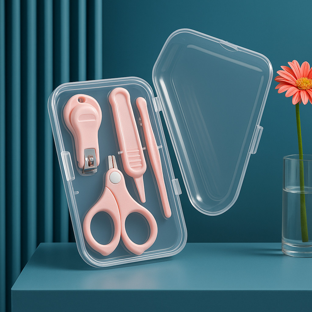 Kit Higinene Bebe Infantil Acessórios Unhas De Bebe 4 Peças em Oferta na Shopee