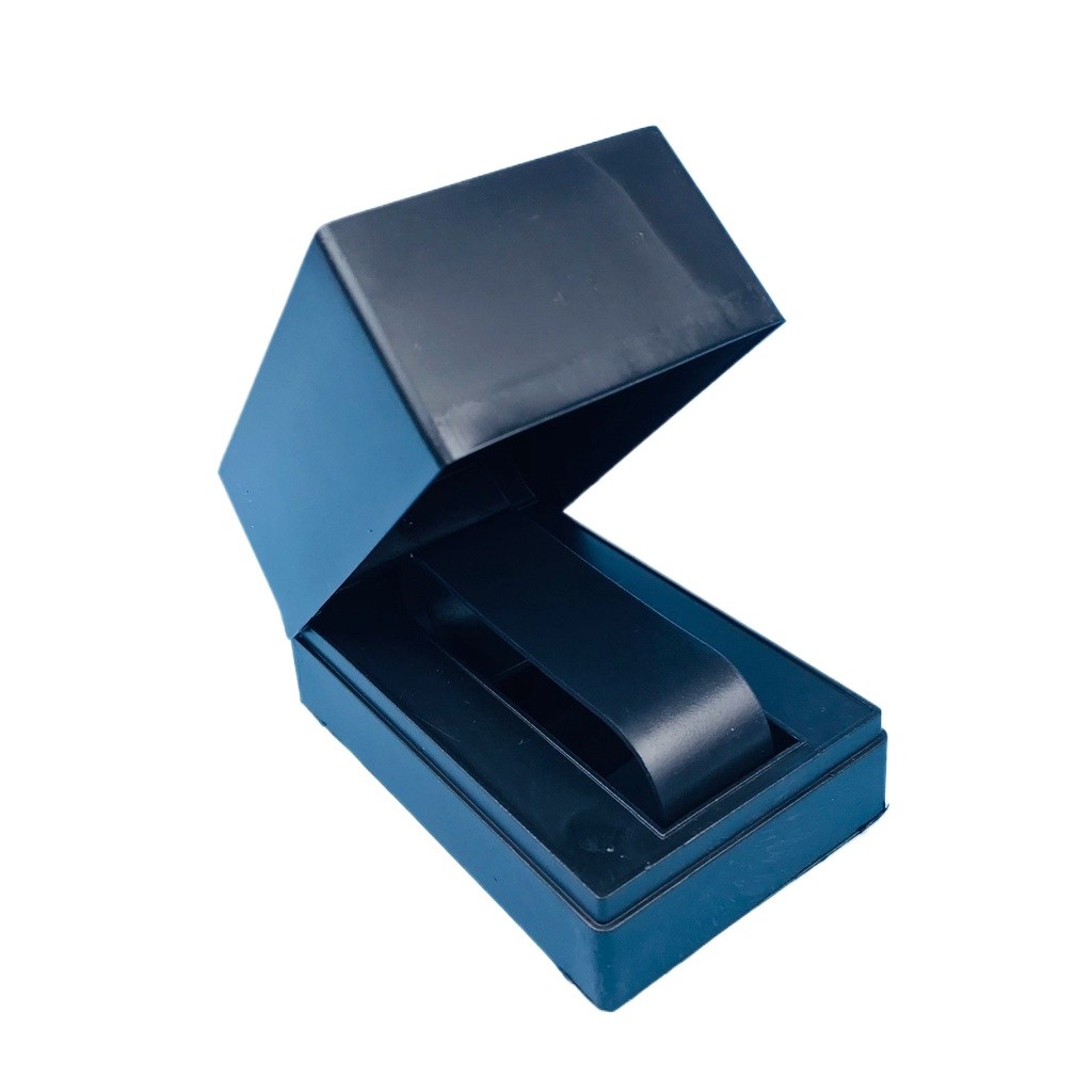 Kit 15 Unidades Caixinhas Porta Relógio Quadrada Plástico Preto Estojo Com Suporte Interno