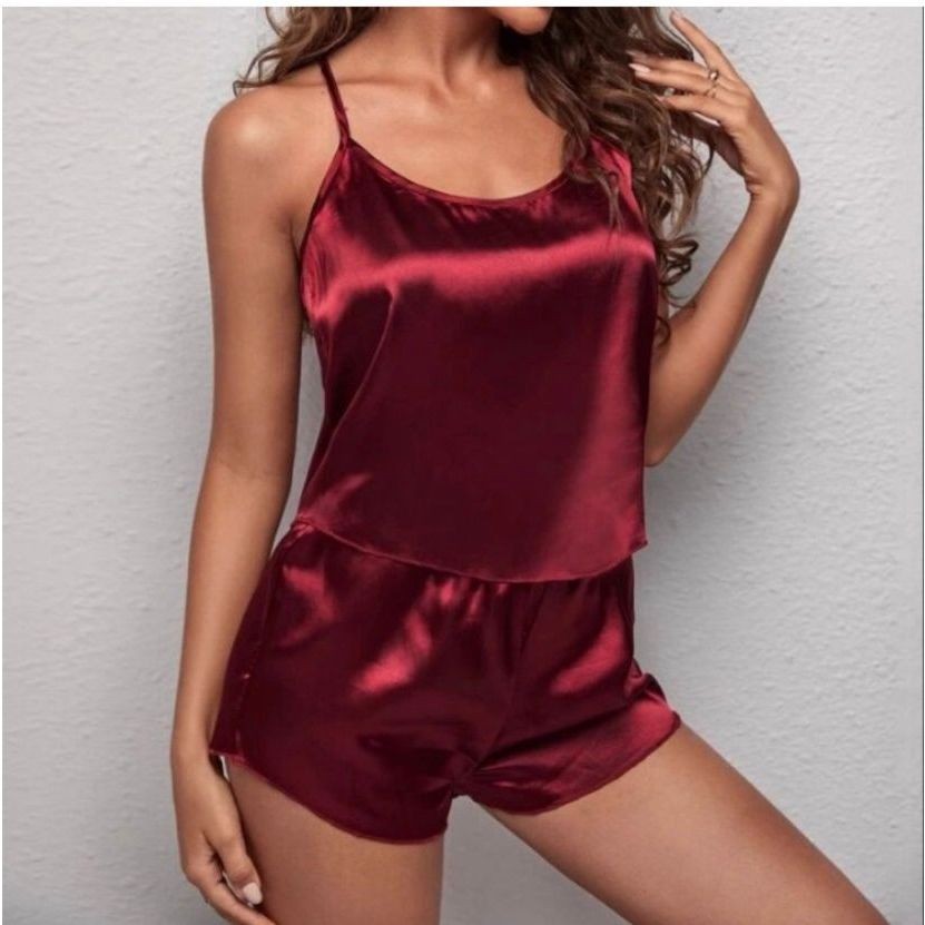 Baby Doll em Cetim com Alça - Moda Íntima Adulto - com Regulador