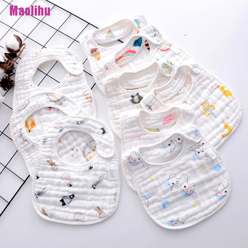 [Babetes Lenço em forma de U Babador de alimentação Toalha de Saliva para bebês Crianças Meninas Meninos Algodão - ** e
