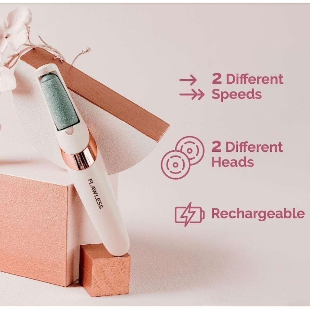 Lixador de Pé Elétrico - Esfoliador Tira Calos Pedicure Portátil Marisa Lixa Elimina Calo Portátil Usb Pilha