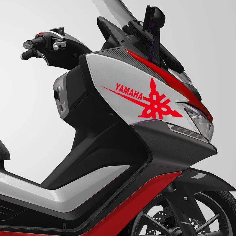2 Pcs Yamaha N Max 125 155 160 Tmax 500 5330 560 Xmax 300 400 Adesivos Logotipo Da Moto Decalque À Prova D'água