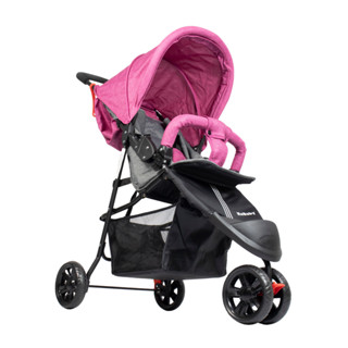Carrinho De Bebê EasyGo Com Cesto 3 Rodas Até 15kg KaBaby - Rosa em Oferta na Shopee