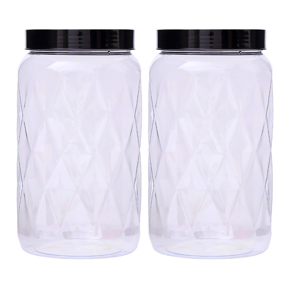 2 Pote Diamante Grande Tampa de Rosca 2,5 Litros Porta Mantimentos Bolachas Biscoito Premium Luxo em Oferta na Shopee