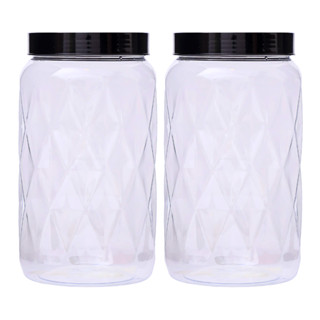 2 Pote Diamante Grande Tampa de Rosca 2,5 Litros Porta Mantimentos Bolachas Biscoito Premium Luxo em Oferta na Shopee