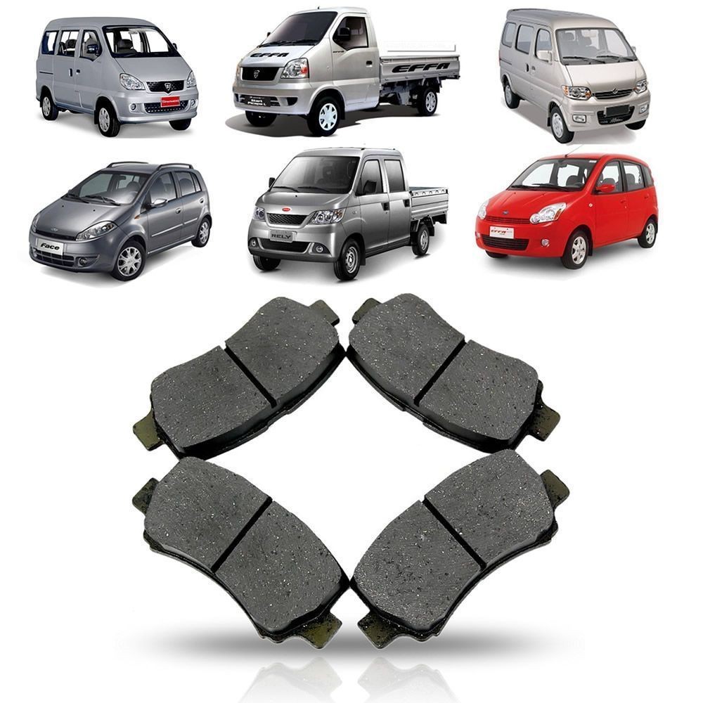 PASTILHA DE FREIO SEM TRAVA HAFEI / CHANA / EFFA START / M100 / FACE / S18 / RELY / FOISON / DONGFENG MINI BUS
